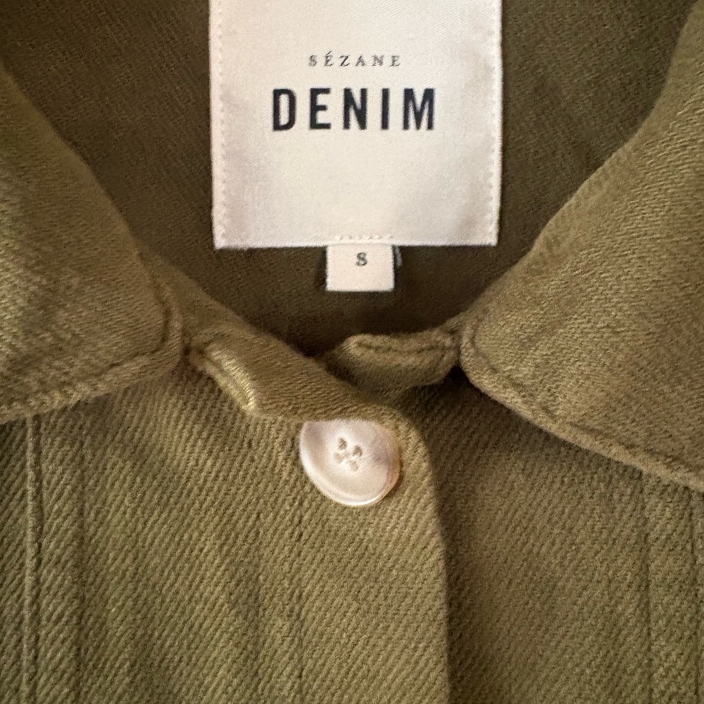 Sezane Olive Utility Jacket- NWOT - Picture 4 of 5